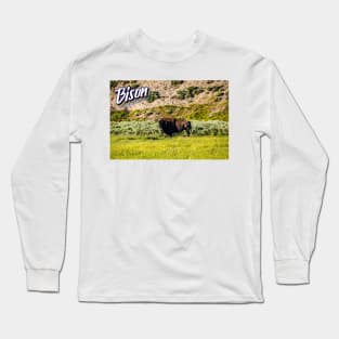 Bison at Yellowstone Long Sleeve T-Shirt